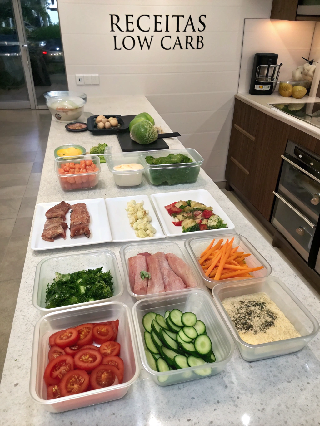 Receitas Low Carb preparing steps