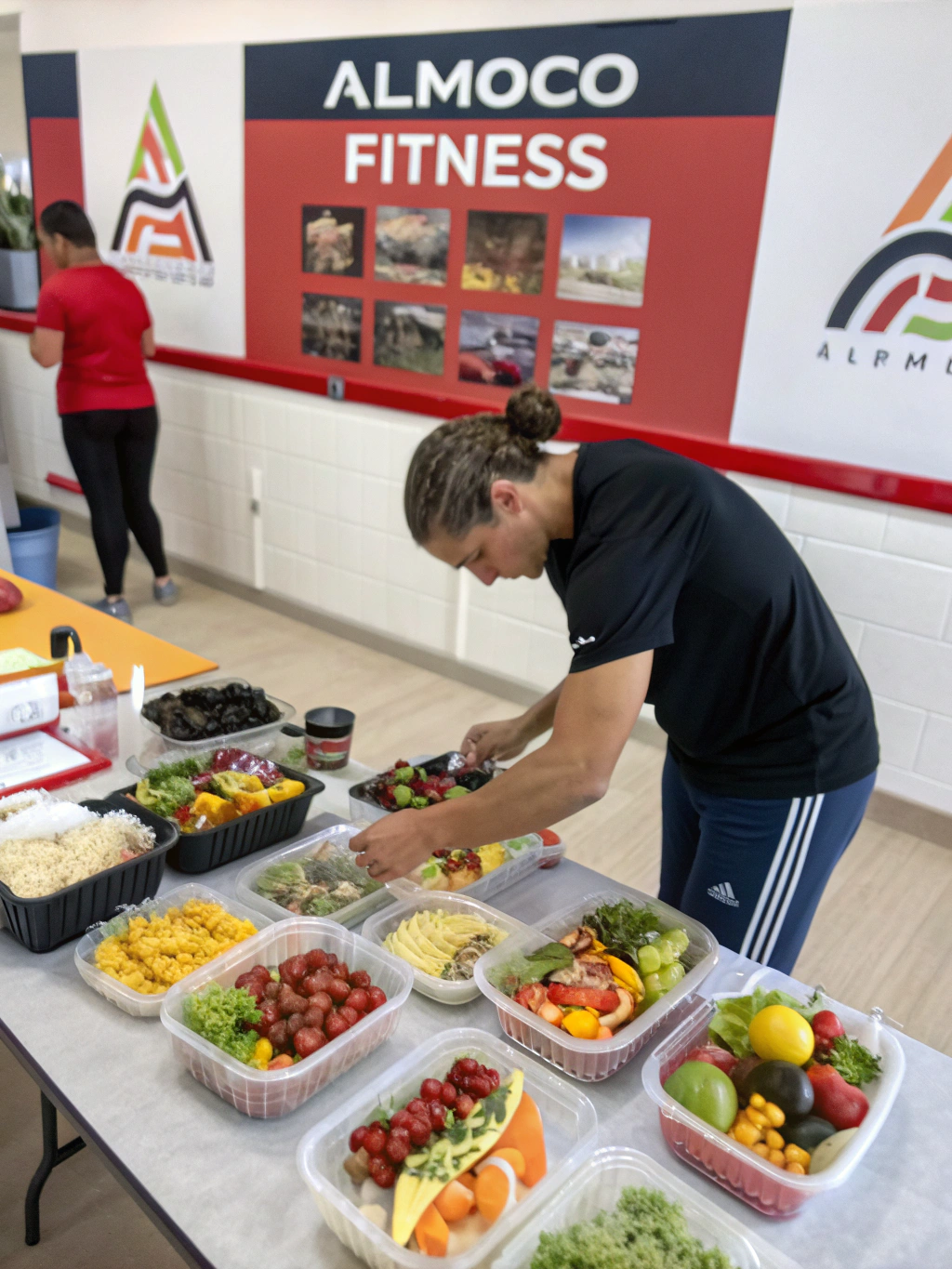 Almoço Fitness preparing steps