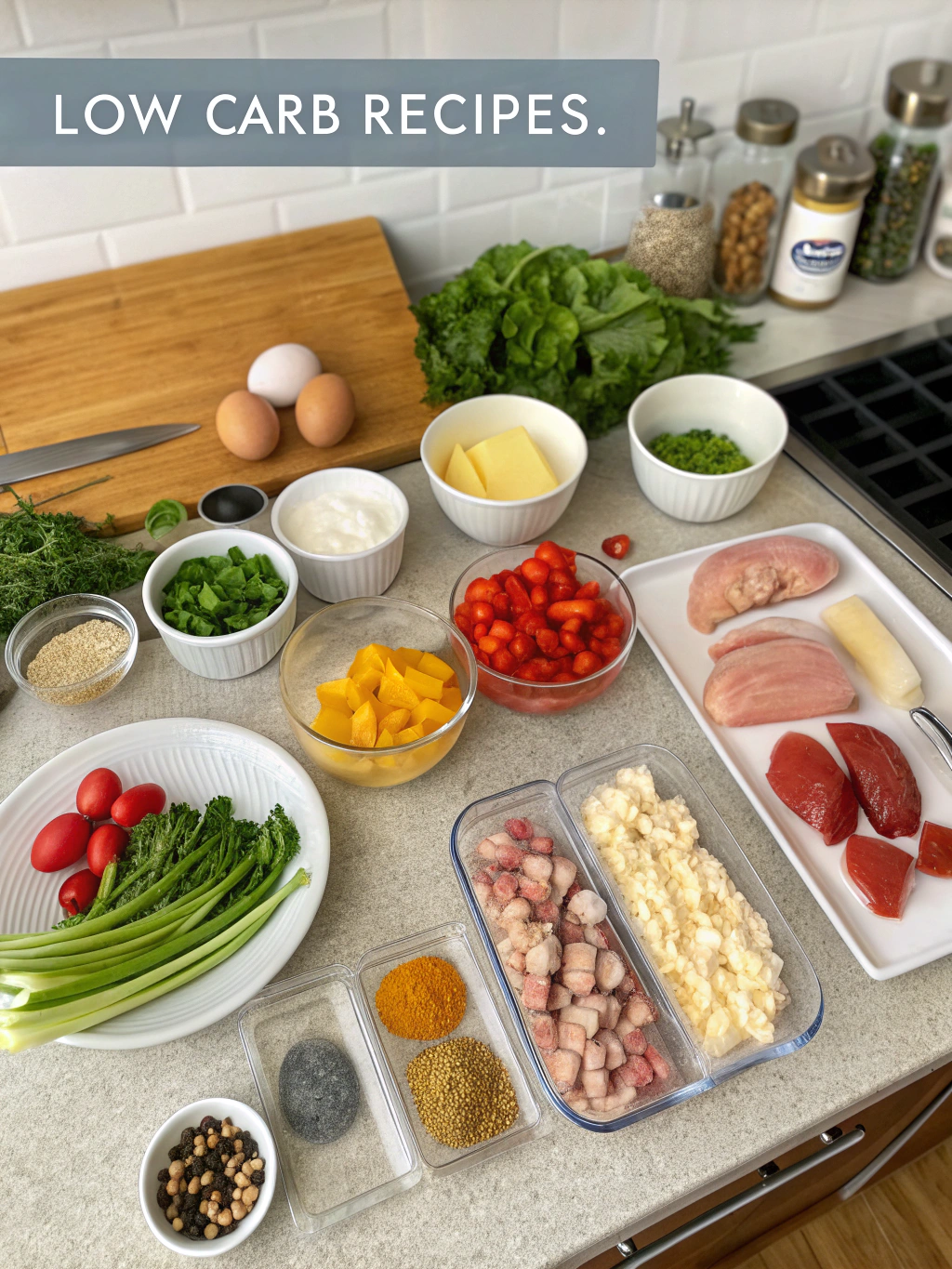 receitas low carb simples preparing steps