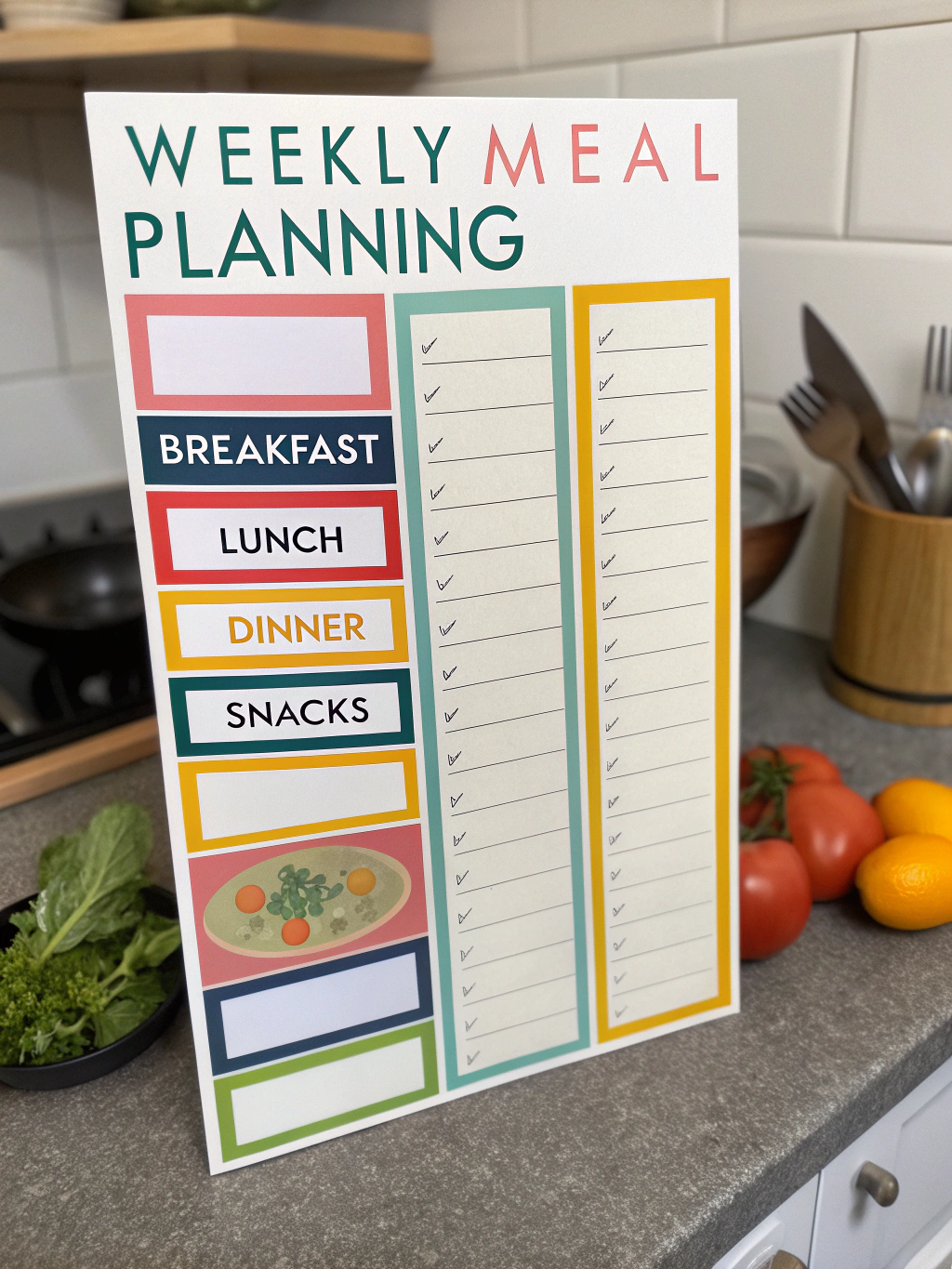 planejamento semanal de refeições