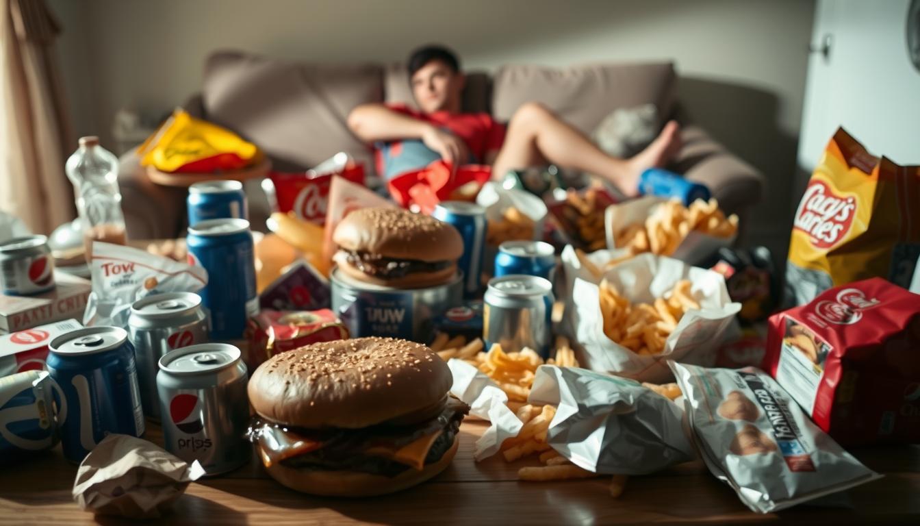 alimentação não saudavel