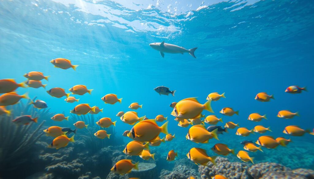 peixes mar lista rápida