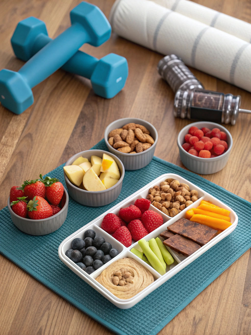 snacks fitness preparing steps