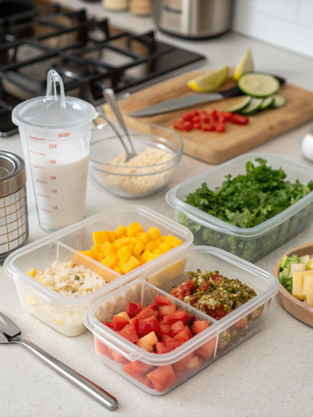 marmitas para emagrecer preparing steps