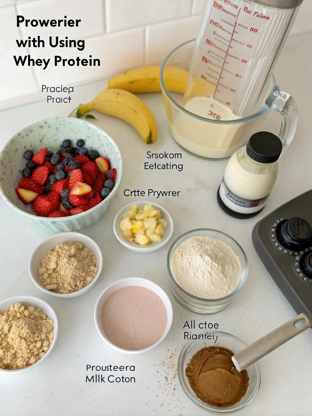 receitas com whey preparing steps