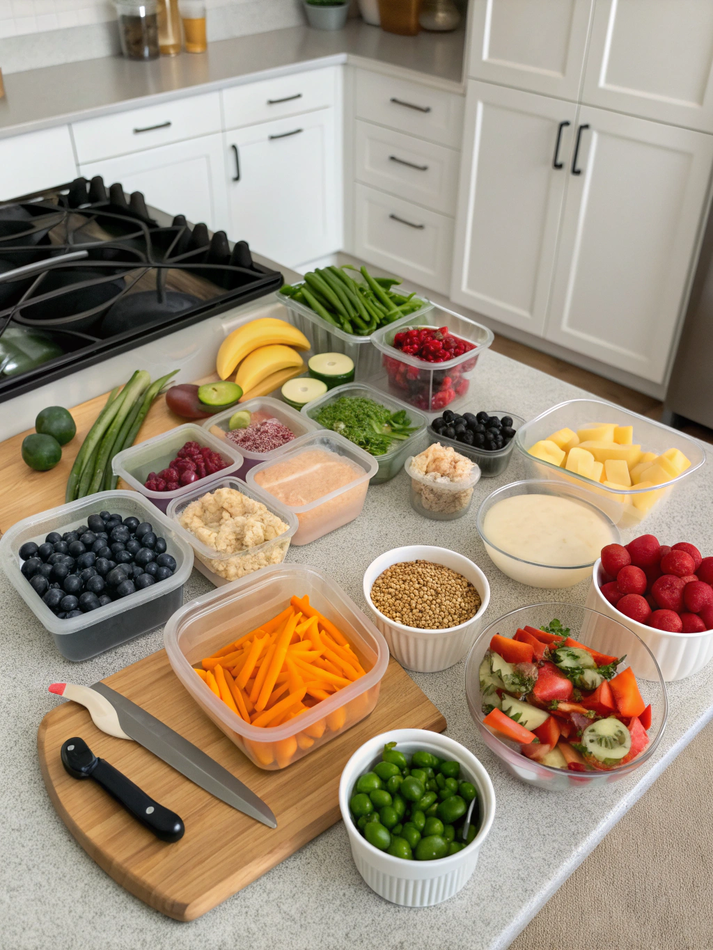 meal prep preparing steps